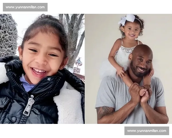 瓦妮莎晒科比旧照，三女儿公园同框，小女儿神似父亲